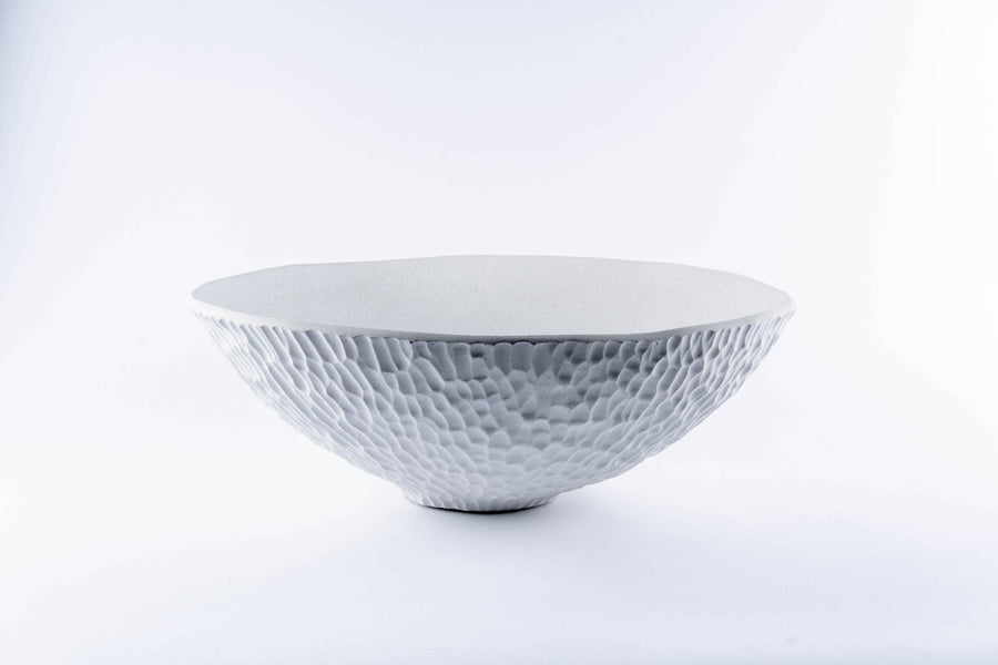 Grey Carved Bowl